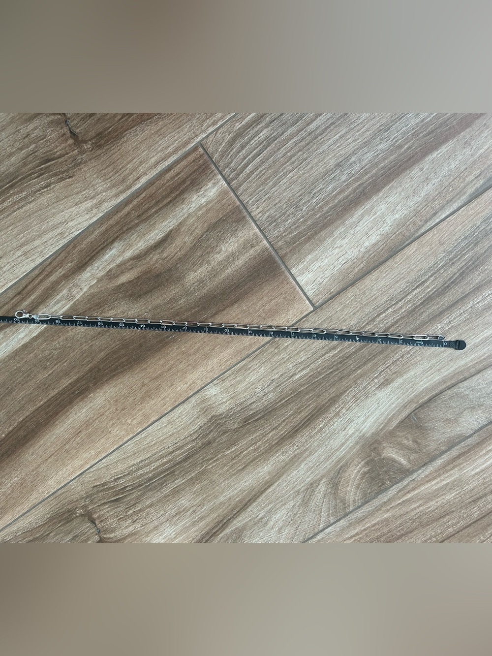 Sterling Silver Paperclip Long Link Necklace - 20 Inch Chain Vintage! - Picture 7 of 11
